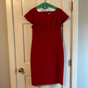 Calvin Klein red dress